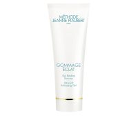Tube  of  Jeanne  Piaubert  Gommage  Éclat  Exfoliating  Gel,  a  gel  indicated  for  removing  dead  skin  cells  and  brightening  skin.