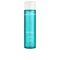 Bottle  of  Jeanne  Piaubert  Isopure  Purifying  Toning  Lotion,  a  liquid  toner  indicated  for  purifying  and  balancing  oily  skin.