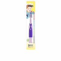 Product  container  of  Kin  Childrens  Brush  by  Kin,  a  toothbrush  indicated  for  daily  oral  hygiene  in  children  aged  2  to  6  years.