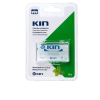 Box  of  Kin  Orthodontic  Wax  Mint-Flavored  x5  by  Kin,  a  dental  wax  indicated  for  relieving  discomfort  caused  by  dental  braces.