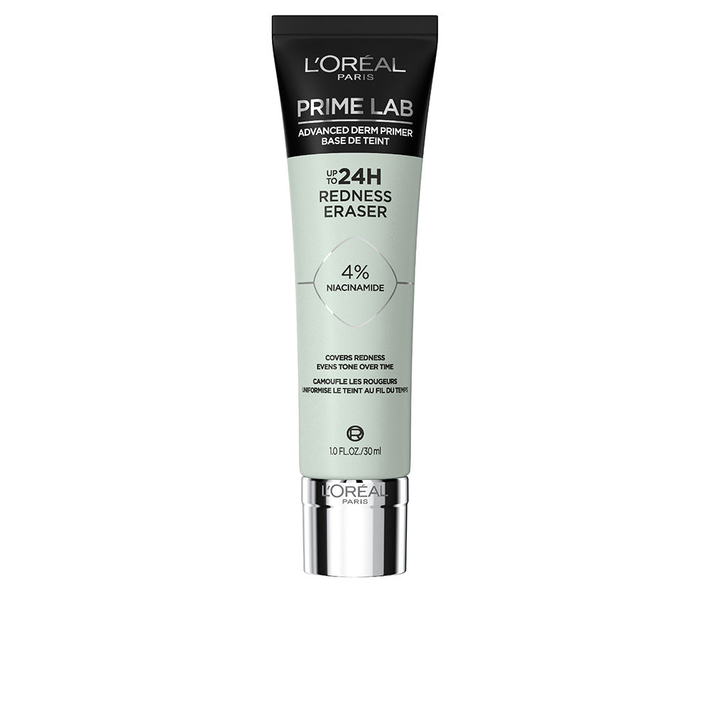 LOrealParisPrimeLab24HRednessEraser30ml L'Oréal Paris Prime Lab 24H Primer Correctora de Enrojecimiento 30ml - Image 1