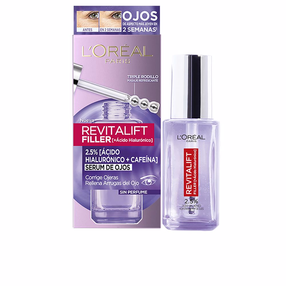 LOrealParisRevitaliftFillerEyeSerum20ml L'Oréal Paris Revitalift Filler Sérum de Olhos 20ml - Image 1
