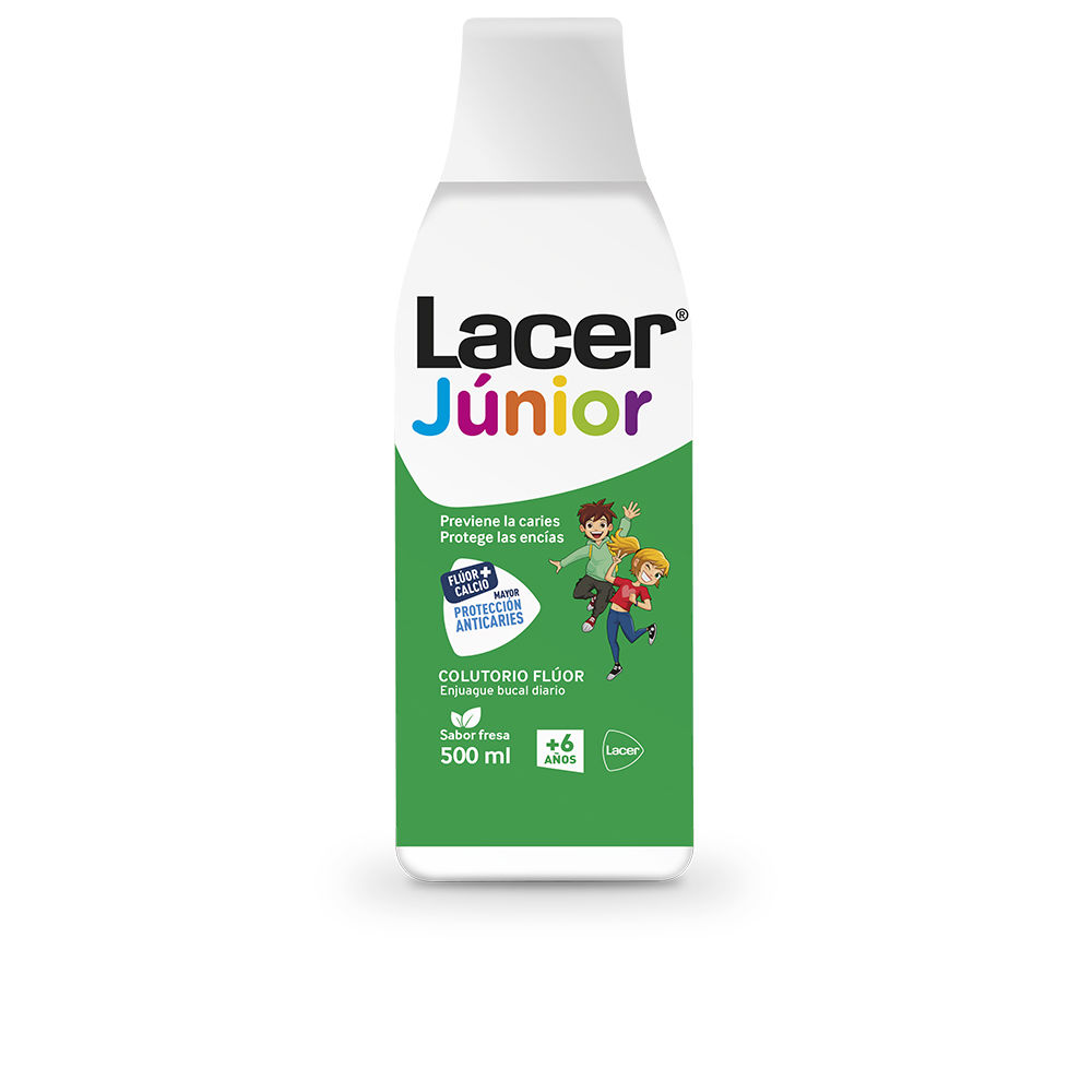 LacerJuniorFluorideMouthwashMint0.05500ml Lacer ジュニアフッ素洗口液 ミント0.05% 500ml - 画像 (1)