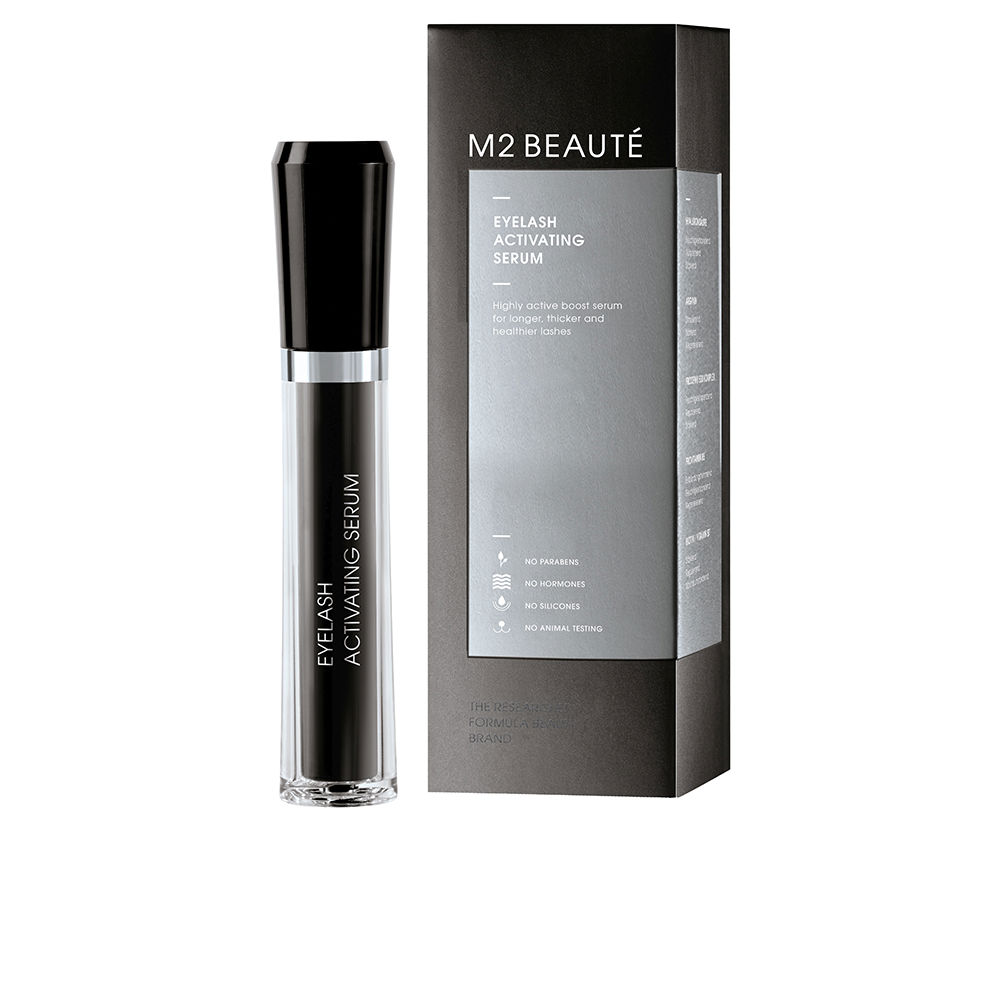 M2BeautéEyelashActivatingSerum4ml Bottle of M2 Beauté Eyelash Activating Serum by M2 Beauté, a serum indicated for stimulating eyelash growth and volume.