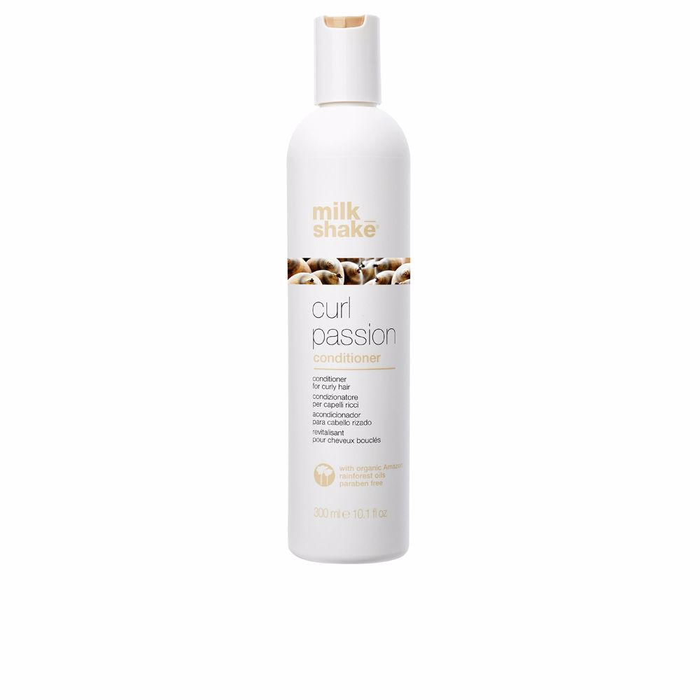 MilkShakeCurlPassionConditioner300ml Bottle of Milk Shake Curl Passion Conditioner by Milk Shake, a conditioner indicated for hydrating and managing curly hair.