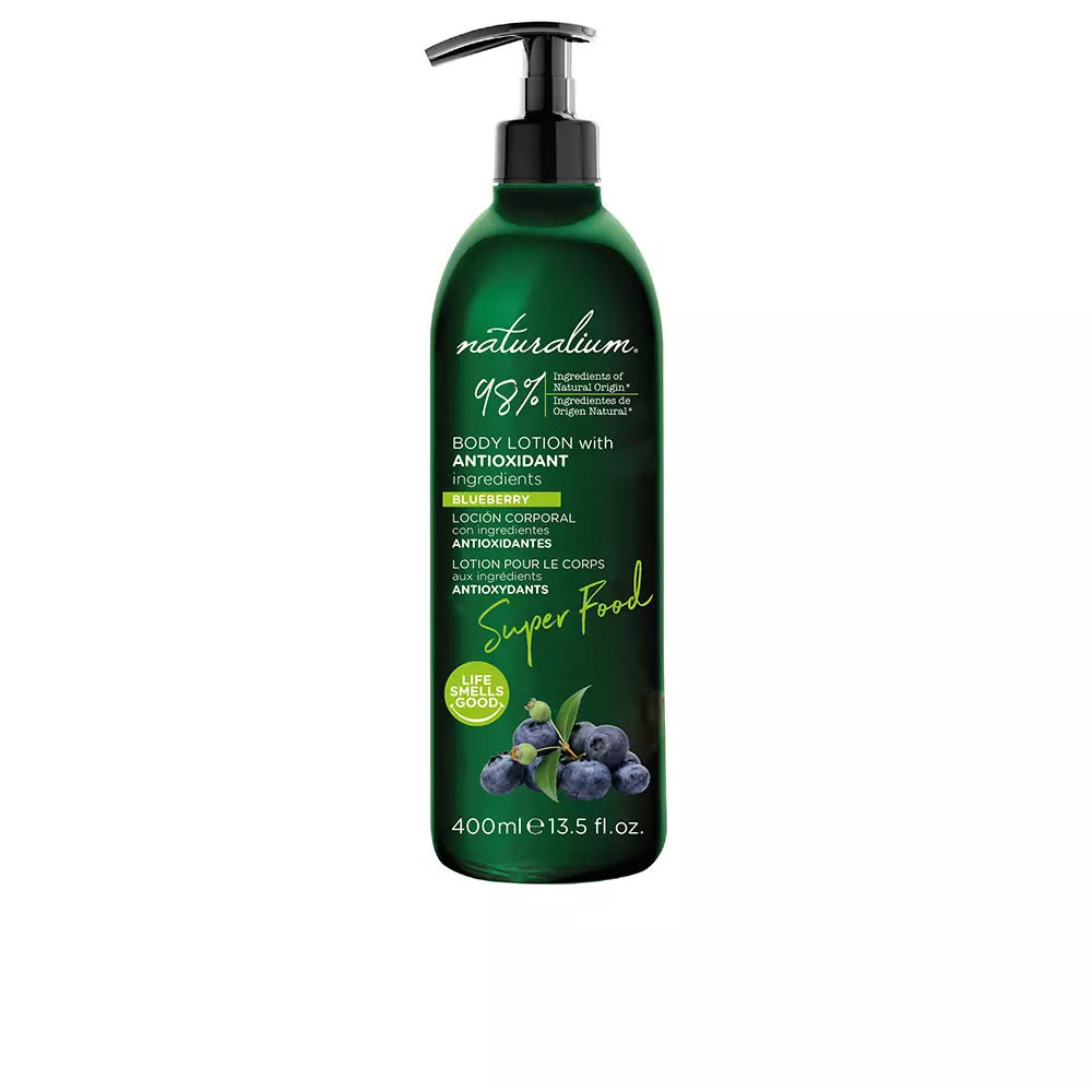 NaturaliumSuperFoodBlueberryAntioxidantBodyLotion400ml Naturalium Super Food Blueberry Antioxidant Body Lotion 400ml