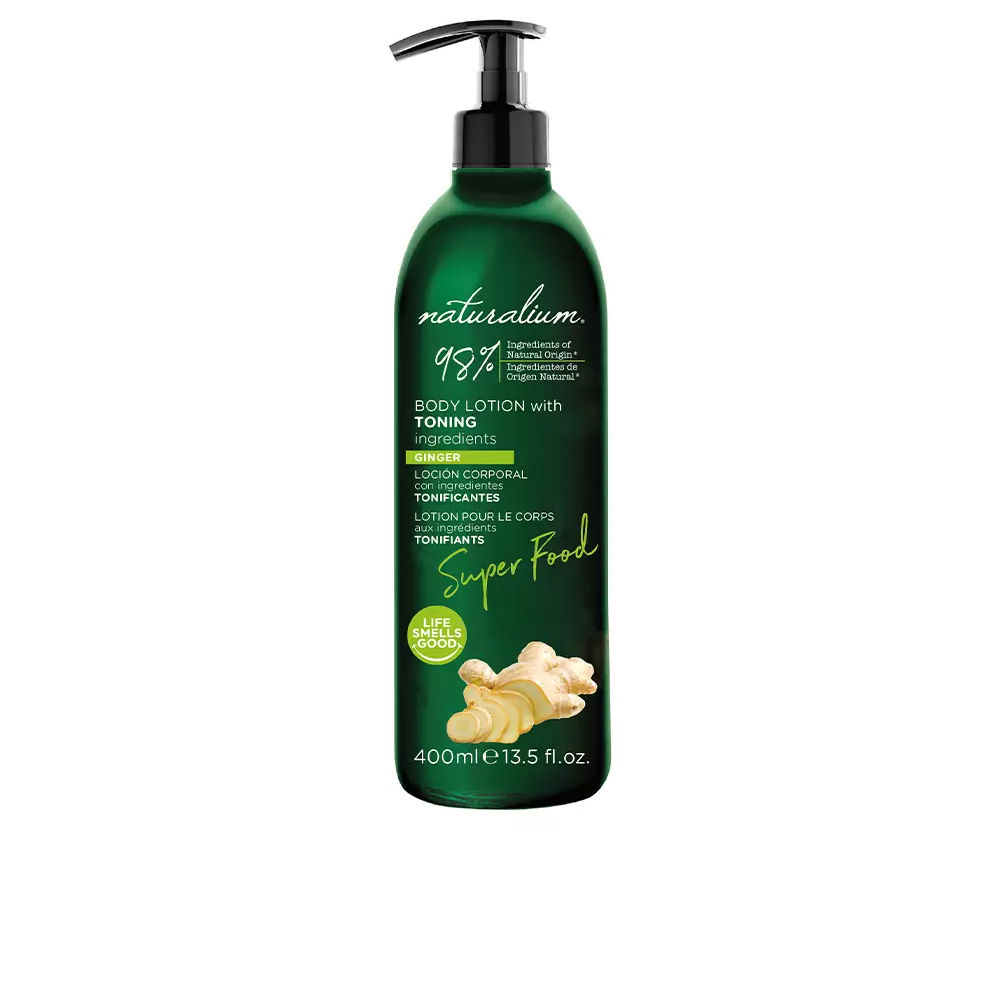 NaturaliumSuperFoodGingerToningBodyLotion400ml Naturalium Super Food Ginger Toning Body Lotion 400ml