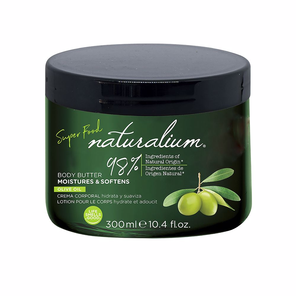 NaturaliumSuperFoodOliveOilBodyButter300ml Naturalium Super Food Olive Oil Body Butter 300ml