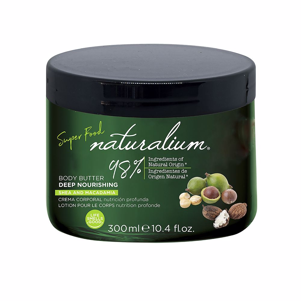 NaturaliumSuperFoodShea&MacadamiaBodyButter300ml Naturalium Super Food Shea & Macadamia Body Butter 300ml