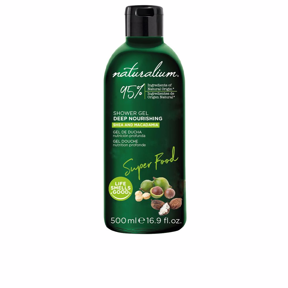 NaturaliumSuperFoodShea&MacadamiaNourishingShowerGel500ml Naturalium Super Food Shea & Macadamia Nourishing Shower Gel 500ml