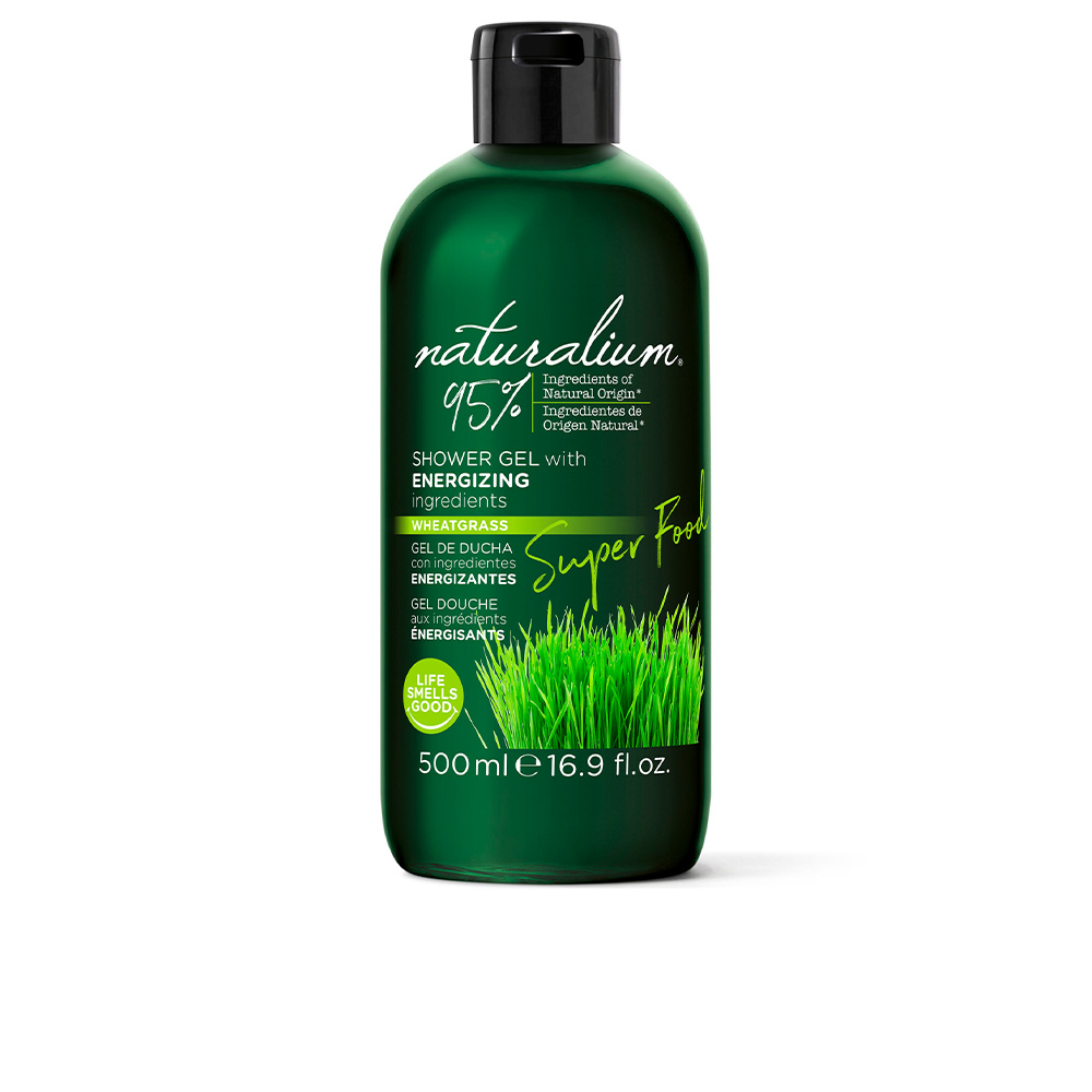 NaturaliumSuperFoodWheatgrassEnergizingShowerGel500ml Naturalium Super Food Wheatgrass Energizing Shower Gel 500ml