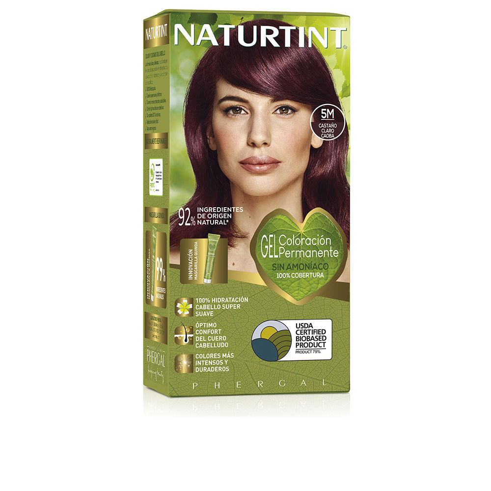 NaturtintHairColor5MLightChestnutMahogany170ml Naturtint Hair Color 5M Light Chestnut Mahogany 170ml - Image 1
