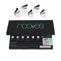 Nooves Gel Sheets Flowing Stream False Nails x20