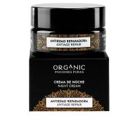 Jar  of  Organic  Pociones  Puras  Anti-Aging  Repair  Night  Cream  by  Organic  Pociones  Puras,  a  cream  indicated  for  repairing  photoaging.