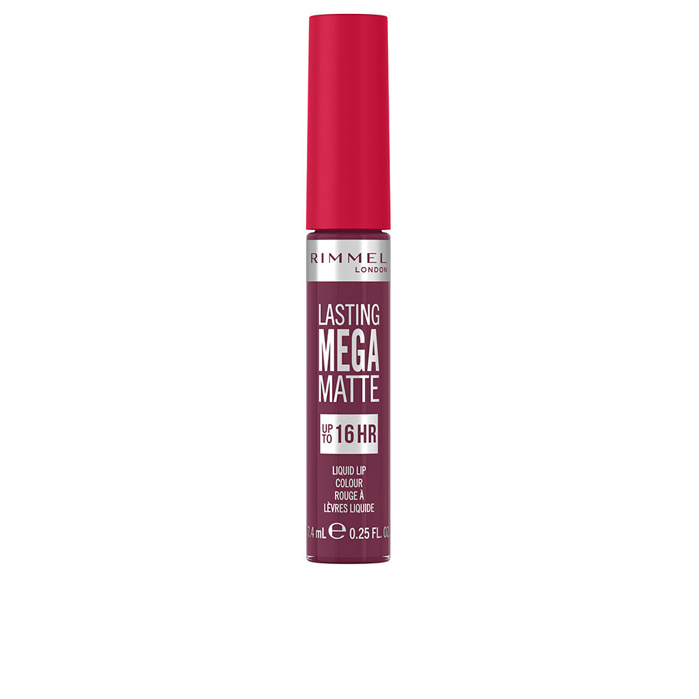 RimmelLondonLastingMegaMatteLiquidLipColor940RockMePurple74ml Rimmel London Lasting Mega Matte Batom Líquido 940 Rock Me Purple 7,4ml - Image 1