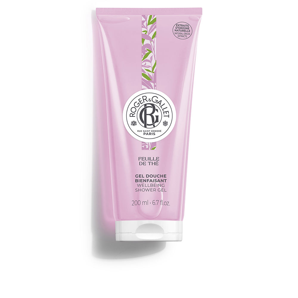 Roger&GalletFeuilledeThéWellbeingShowerGel200ml Roger & Gallet Feuille de Thé Wellbeing Shower Gel 200ml