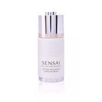 Bottle  of  Sensai  Cellular  Performance  Lifting  Radiance  Concentrate  by  Sensai,  a  serum  indicated  for  firming  and  illuminating  the  skin.