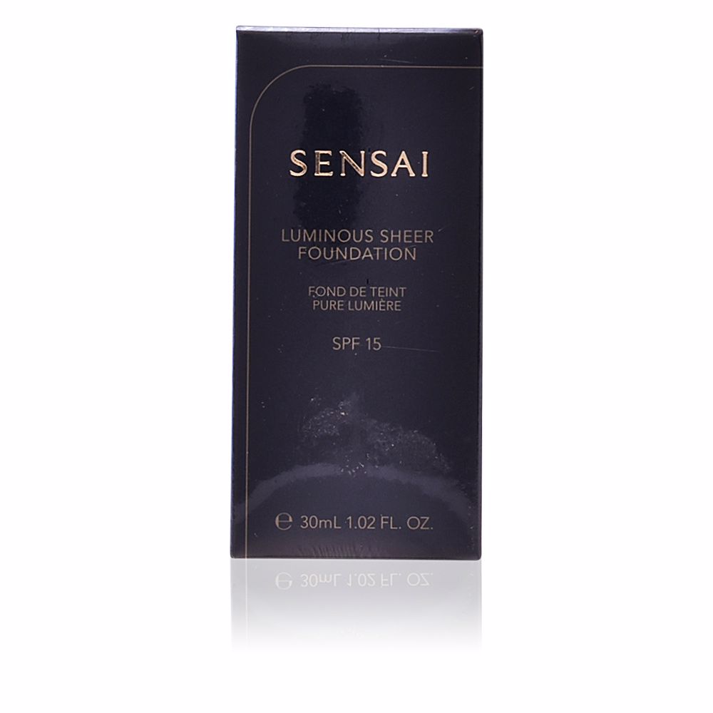SensaiLuminousSheerFoundationSPF15Color204.5WarmBeige30ml Sensai Luminous Sheer Base SPF15 Cor 204.5 Warm Beige 30ml - Image 1