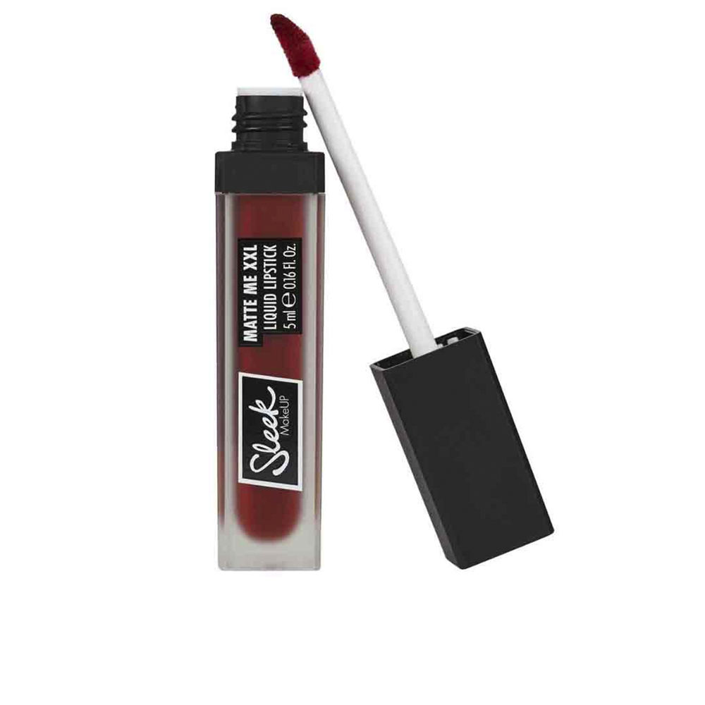 SleekMatteMeXXLLiquidLipstickColorLeftOnRed Sleek Matte Me XXL Liquid Lipstick Color Left On Red