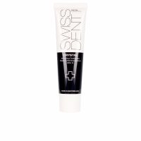 Tube  of  Swissdent  Crystal  Whitening  Toothpaste  by  Swissdent,  a  toothpaste  indicated  for  whitening  and  strengthening  tooth  enamel.