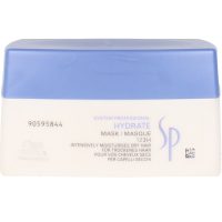 Jar  of  System  Professional  Hydrate  Mask  by  Wella,  a  moisturizing  hair  mask  indicated  for  transforming  rough,  dry  hair  into  silky  hair.
