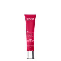 Bottle  of  AH  Global  Anti-Aging  Fluid  by  Topicrem,  a  light  fluid  indicated  for  reducing  wrinkles  and  increasing  skin  firmness.