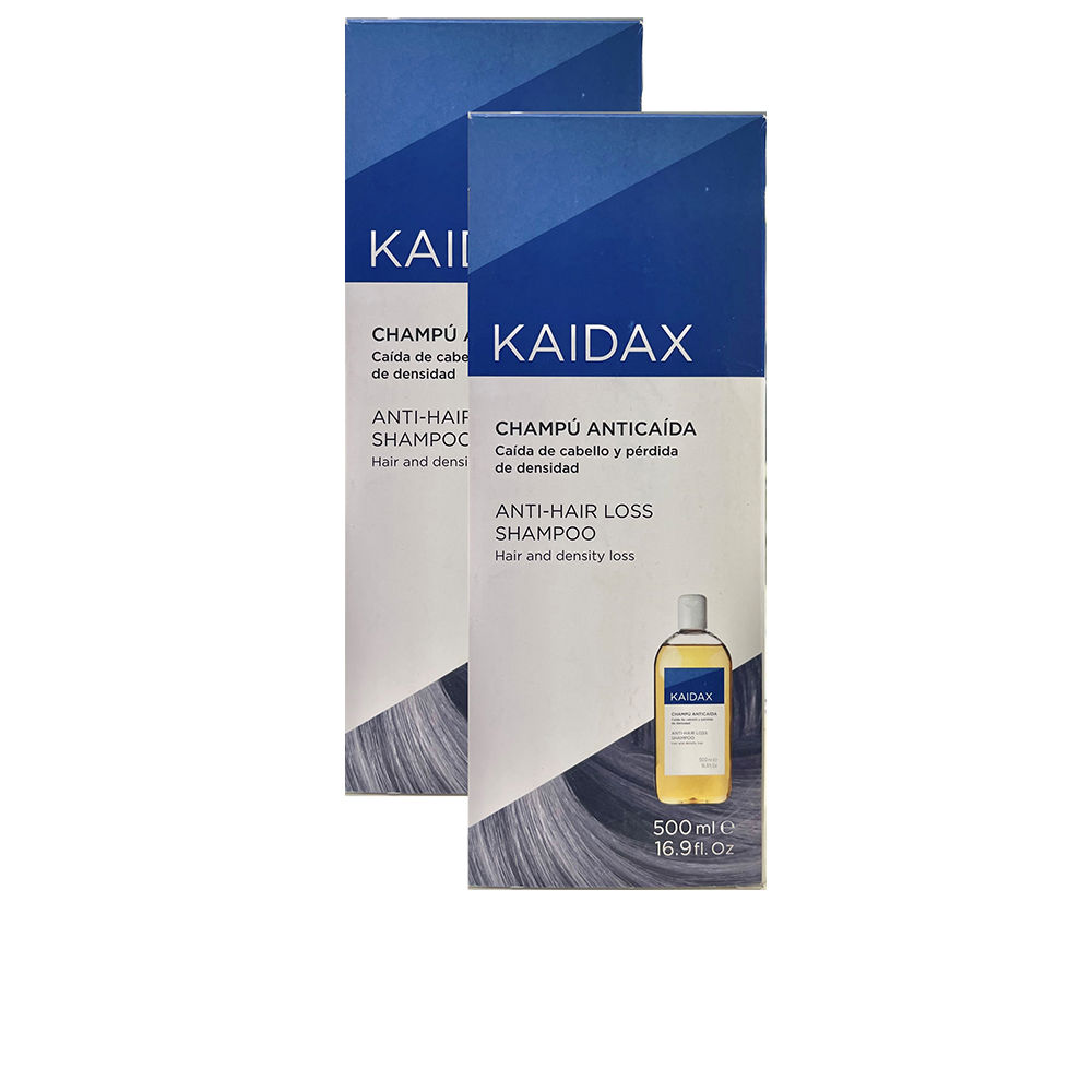 TopicremKaidaxAnti-HairLossShampooPack2x500ml Box of Topicrem Kaidax Anti-Hair Loss Shampoo by Topicrem, a shampoo indicated for preventing hair loss and improving hair density.