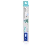 Product  container  of  Vitis  Baby  Toothbrush  by  Vitis,  a  toothbrush  indicated  for  cleaning  teeth  and  gums  of  babies  aged  0  to  4  years.