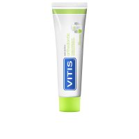 Tube  of  Vitis  Orthodontic  Toothpaste  Apple  Mint  by  Vitis,  a  toothpaste  indicated  for  cleaning  orthodontic  appliances.