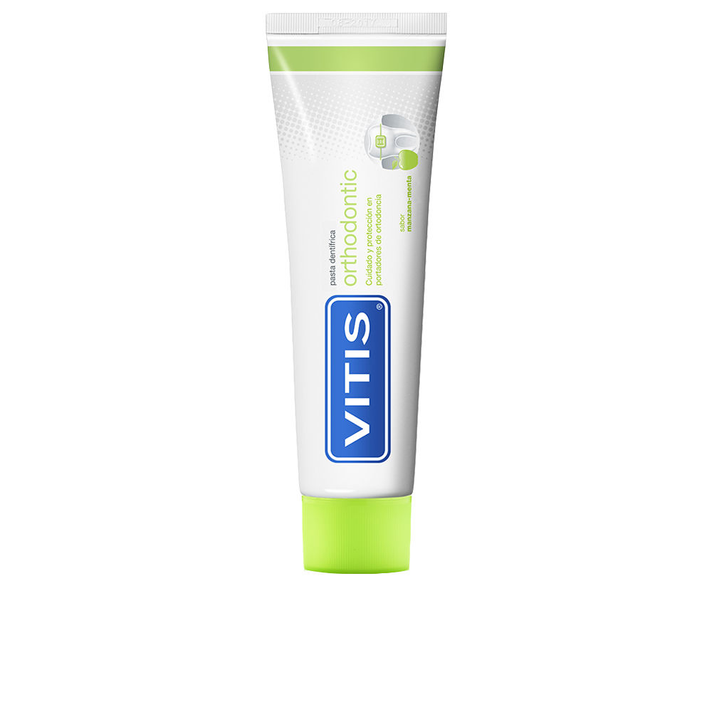VitisOrthodonticToothpasteAppleMint100ml Vitis Orthodontic Pasta de Dentes Maçã-Menta 100ml - Image 1
