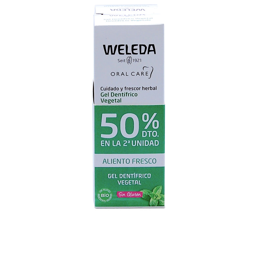 WeledaOralCareVegetableGelToothpaste2x75ml ウェレダ オーラルケア ベジタブルジェル歯磨き粉 2x75ml - 画像 (1)