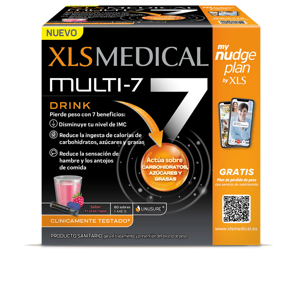 XlsMedicalMulti-7RedBerriesDrinkSachetsx60 Xls Medical Multi-7 Red Berries Drink Sachets x60