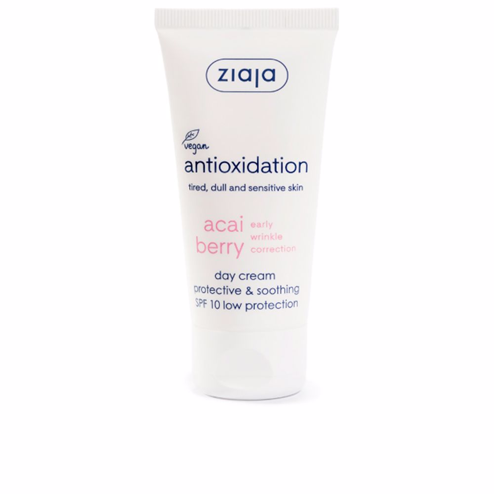 ZiajaAcaiDayFaceCreamSPF1050ml Jar of Ziaja Acai Day Face Cream SPF10 by Ziaja, a cream indicated for moisturizing and soothing irritations of sensitive skin.