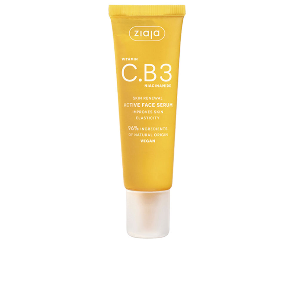ZiajaVitaminC.B3NiacinamideActiveFacialSerum30ml Bottle of Ziaja Vitamin C.B3 Niacinamide Active Facial Serum by Ziaja, a serum indicated for regenerating and strengthening the skin.