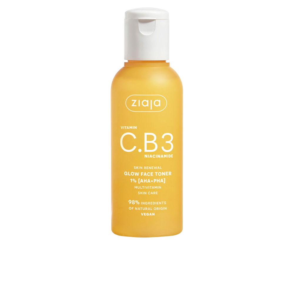 ZiajaVitaminC.B3NiacinamideIlluminatingFacialToner120ml Bottle of Ziaja Vitamin C.B3 Niacinamide Illuminating Facial Toner by Ziaja, a toner indicated for toning and brightening the epidermis.
