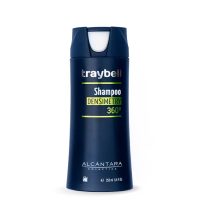 Bottle  of  Alcantara  Traybell  Densimetry  Shampoo  by  Alcantara,  a  creamy  shampoo  indicated  for  boosting  hair  density.