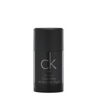 Product  container  of  Calvin  Klein  CK  Be  Deodorant  Stick  by  Calvin  Klein,  a  smooth  stick  indicated  for  all-day  odor  protection.
