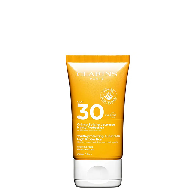 ClarinsSunCareYouthProtectingDryTouchFaceCreamSPF3050ml Clarins Sun Care Youth Protecting Dry Touch Face Cream SPF30 50ml