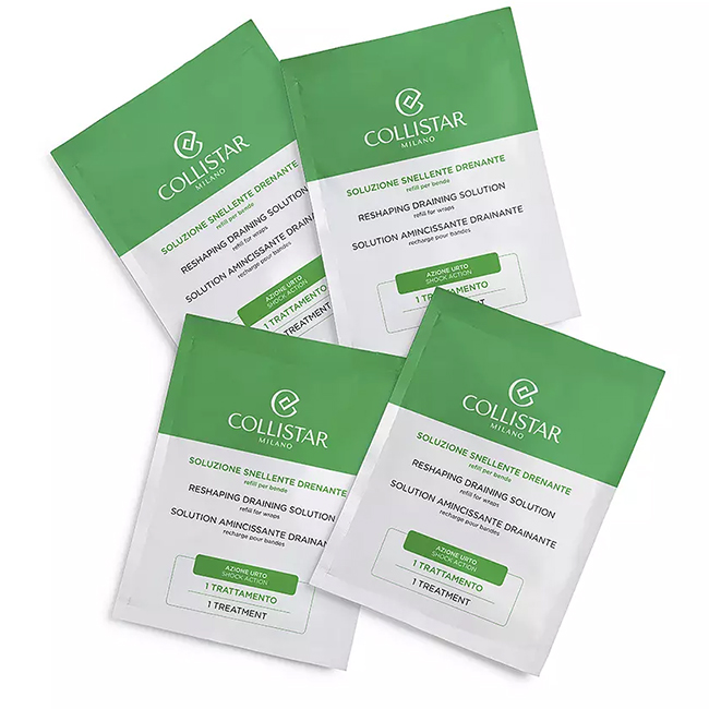 CollistarReducingDrainingSolutionRefillforWraps4x100ml Collistar Reducing Draining Solution Refill for Wraps 4x100ml