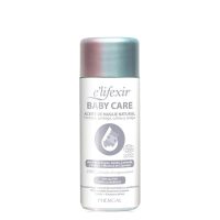 Bottle  of  Elifexir  Baby  Care  Dry  Massage  Oil  by  Elifexir,  a  dry  oil  indicated  for  nourishing  and  calming  baby  skin.