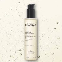 an oil-to-milk texture indicated for removing waterproof makeup.