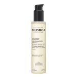 Bottle of Skin Prep Perfecting Cleansing Oil by Filorga, an oil-to-milk texture indicated for removing waterproof makeup.