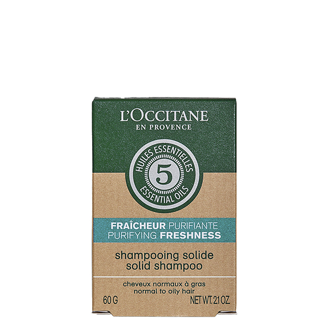 LOccitaneAromacologyRevitalizingFreshnessSolidShampoo60g L'Occitane Aromacology Revitalizing Freshness Solid Shampoo 60g