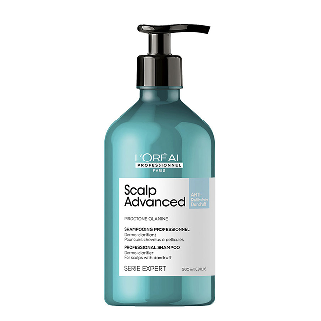 LOrealProfessionnelScalpAdvancedAnti-DandruffDermo-ClarifierShampoo500ml L'Oréal Professionnel Scalp Advanced Anti-Dandruff Dermo-Clarifier Shampoo 500ml - Image 1