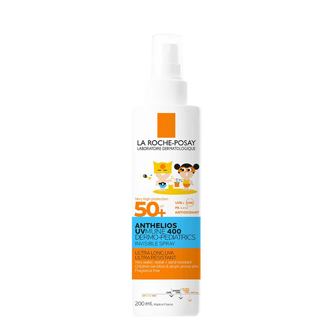 LaRochePosayAntheliosUVmune400DermopediatricsInvisibleSpray200ml La Roche Posay Anthelios UVmune 400 Dermopediatrics Invisible Spray 200ml