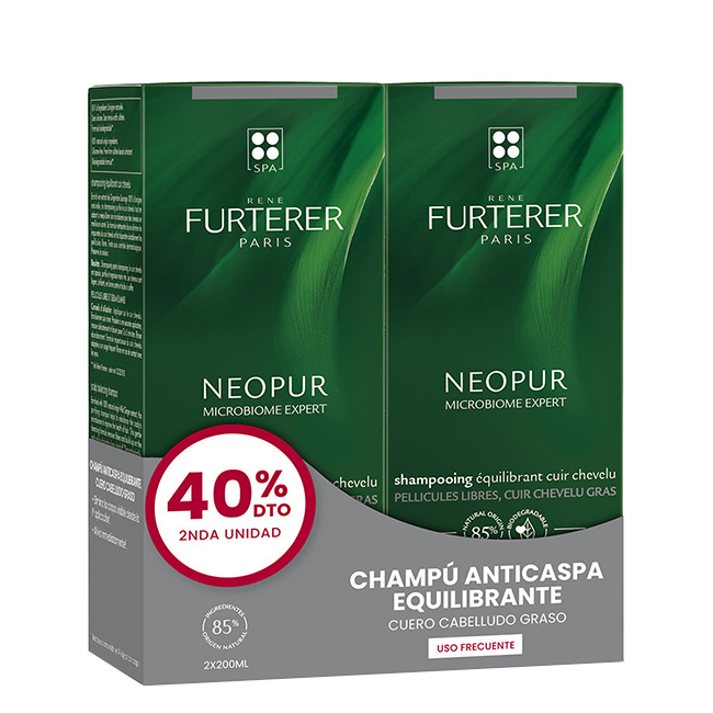 ReneFurtererNeopurMicrobiomeExpertOilyAnti-DandruffShampooDuo2x150ml Rene Furterer Neopur Microbiome Expert Oily Anti-Dandruff Shampoo Duo 2x150ml