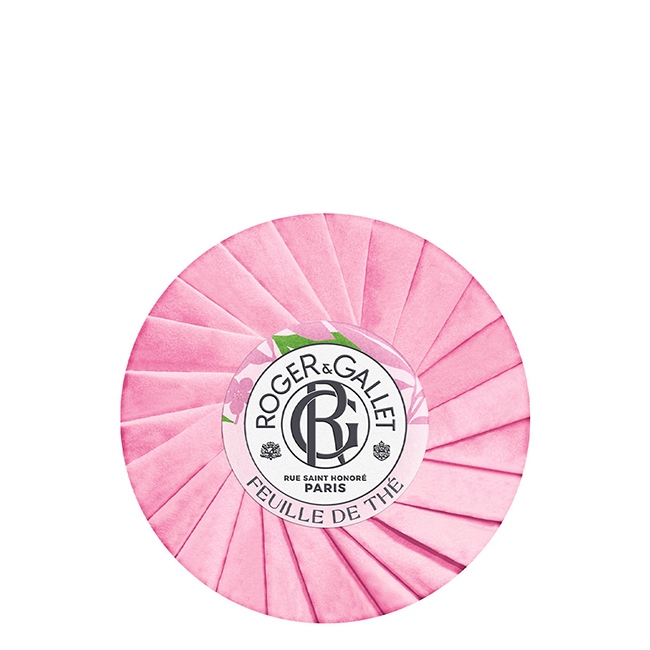 RogerGalletFeuilledeThePerfumedSoap100g Roger & Gallet Feuille de Thé Perfumed Soap 100g - Image 1