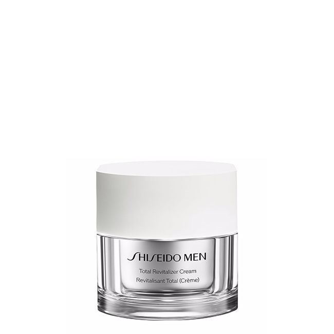 ShiseidoMenTotalRevitalizerCream50ml Jar of Shiseido Men Total Revitalizer Cream by Shiseido, a smooth cream indicated for minimizing signs of aging in men skin.