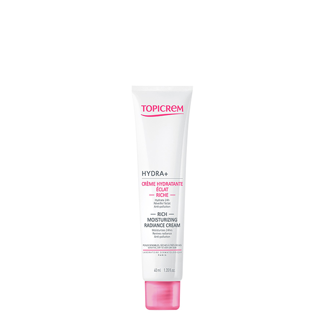 Topicrem Hydra+ Radiance Creme Rico Ultra-Hidratante 40ml Topicrem Hydra+ Rich Radiance Cream 40ml - 画像 (1)