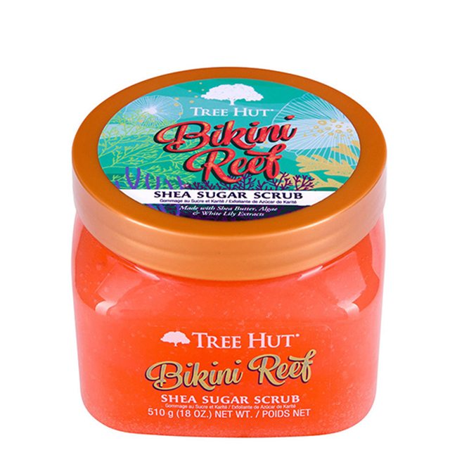 TreeHutBikiniReefSheaSugarScrub510g Tree Hut Bikini Reef Shea Sugar Scrub 510g - Image 1